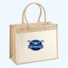 Cotton Pocket Jute Shopper Thumbnail