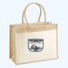 Cotton Pocket Jute Shopper Thumbnail