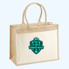 Cotton Pocket Jute Shopper Thumbnail