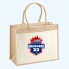 Cotton Pocket Jute Shopper Thumbnail