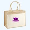 Cotton Pocket Jute Shopper Thumbnail