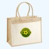 Cotton Pocket Jute Shopper Thumbnail