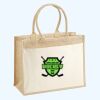 Cotton Pocket Jute Shopper Thumbnail