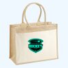 Cotton Pocket Jute Shopper Thumbnail