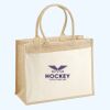 Cotton Pocket Jute Shopper Thumbnail
