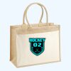 Cotton Pocket Jute Shopper Thumbnail