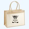 Cotton Pocket Jute Shopper Thumbnail