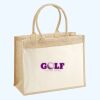 Cotton Pocket Jute Shopper Thumbnail