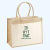 Cotton Pocket Jute Shopper Thumbnail