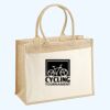 Cotton Pocket Jute Shopper Thumbnail