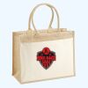 Cotton Pocket Jute Shopper Thumbnail