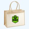 Cotton Pocket Jute Shopper Thumbnail