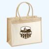Cotton Pocket Jute Shopper Thumbnail
