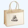 Cotton Pocket Jute Shopper Thumbnail