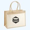 Cotton Pocket Jute Shopper Thumbnail