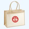 Cotton Pocket Jute Shopper Thumbnail