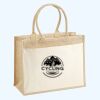 Cotton Pocket Jute Shopper Thumbnail