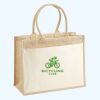 Cotton Pocket Jute Shopper Thumbnail