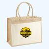 Cotton Pocket Jute Shopper Thumbnail