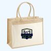 Cotton Pocket Jute Shopper Thumbnail