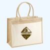 Cotton Pocket Jute Shopper Thumbnail