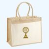 Cotton Pocket Jute Shopper Thumbnail