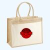 Cotton Pocket Jute Shopper Thumbnail