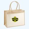 Cotton Pocket Jute Shopper Thumbnail