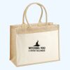 Cotton Pocket Jute Shopper Thumbnail