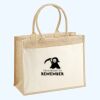 Cotton Pocket Jute Shopper Thumbnail