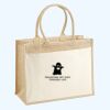 Cotton Pocket Jute Shopper Thumbnail
