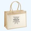 Cotton Pocket Jute Shopper Thumbnail