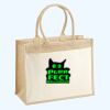 Cotton Pocket Jute Shopper Thumbnail