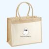 Cotton Pocket Jute Shopper Thumbnail