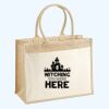 Cotton Pocket Jute Shopper Thumbnail