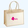 Cotton Pocket Jute Shopper Thumbnail