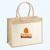 Cotton Pocket Jute Shopper Thumbnail