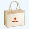 Cotton Pocket Jute Shopper Thumbnail