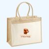 Cotton Pocket Jute Shopper Thumbnail