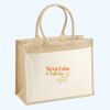 Cotton Pocket Jute Shopper Thumbnail