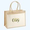 Cotton Pocket Jute Shopper Thumbnail