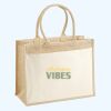 Cotton Pocket Jute Shopper Thumbnail