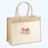 Cotton Pocket Jute Shopper Thumbnail