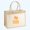 Cotton Pocket Jute Shopper Thumbnail