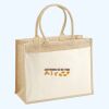 Cotton Pocket Jute Shopper Thumbnail