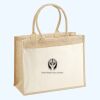 Cotton Pocket Jute Shopper Thumbnail