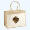 Cotton Pocket Jute Shopper Thumbnail