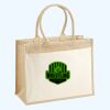 Cotton Pocket Jute Shopper Thumbnail
