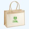 Cotton Pocket Jute Shopper Thumbnail