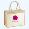 Cotton Pocket Jute Shopper Thumbnail